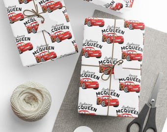 Lightning McQueen Geschenkpapier, Geschenkpapier für Kinder