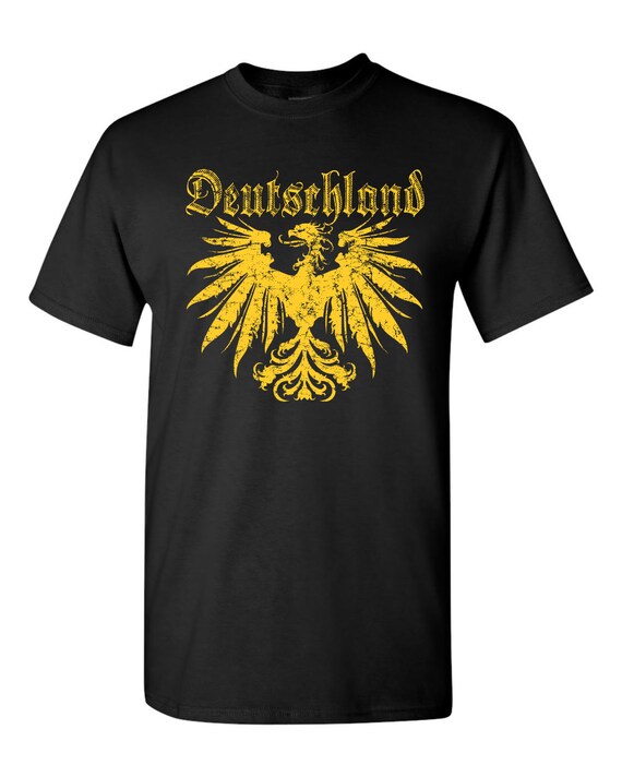 Deutschland German Eagle Germany Golden Eagle Tee Shirt 1855