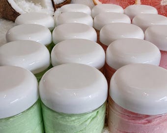 Scrub allo zucchero montato - Esfoliante viso e corpo, varietà di profumi (confezione da 8)