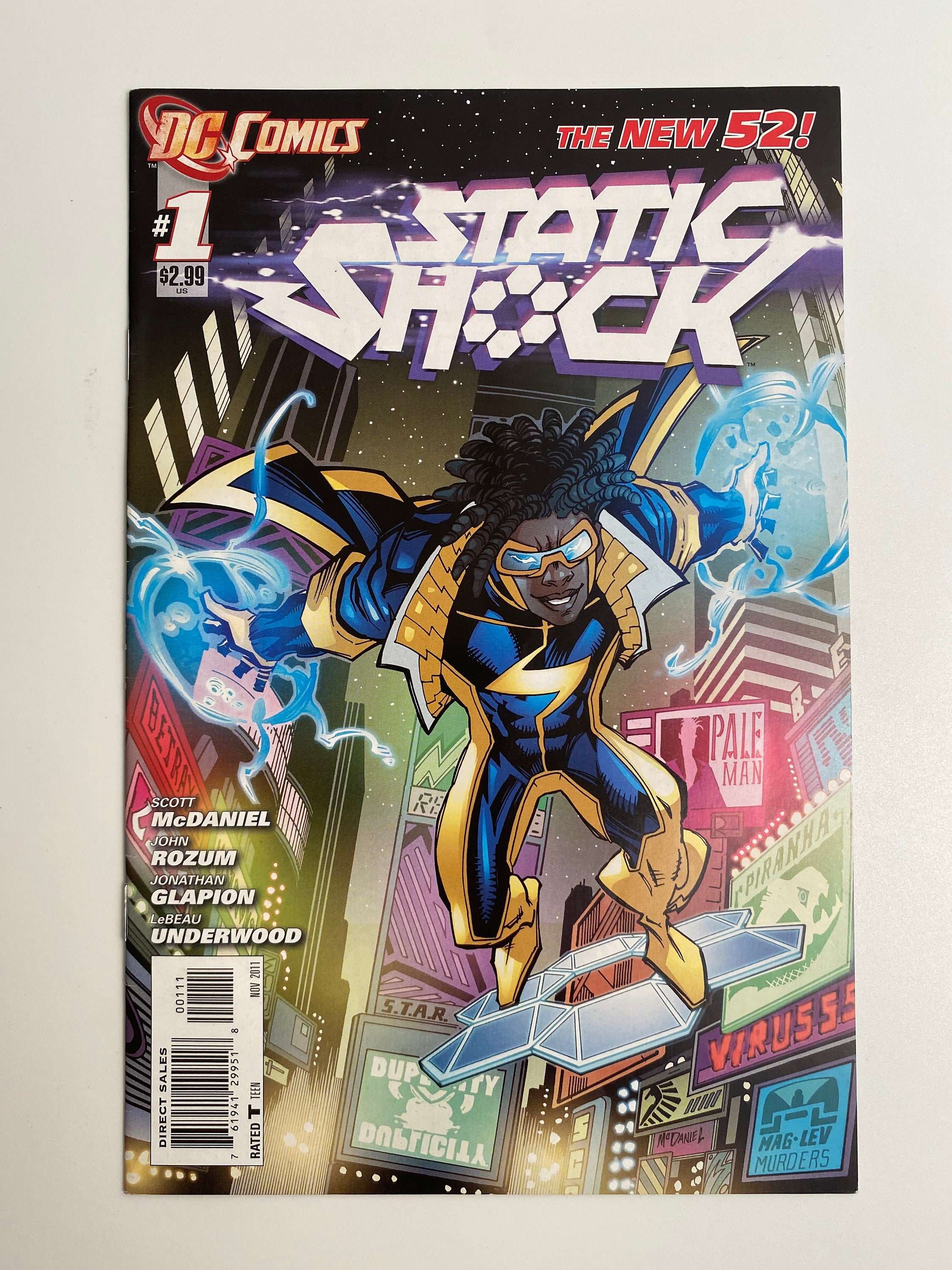 Buy Static Shock 1 2011 DC Comics Low Print Run the New 52 Online in India  - Etsy