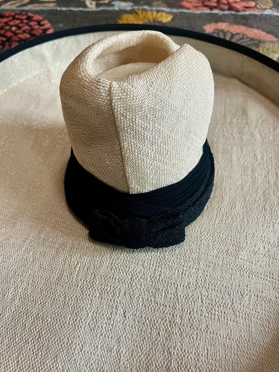 1940s Melbourne original wide brim hat with ties - image 4