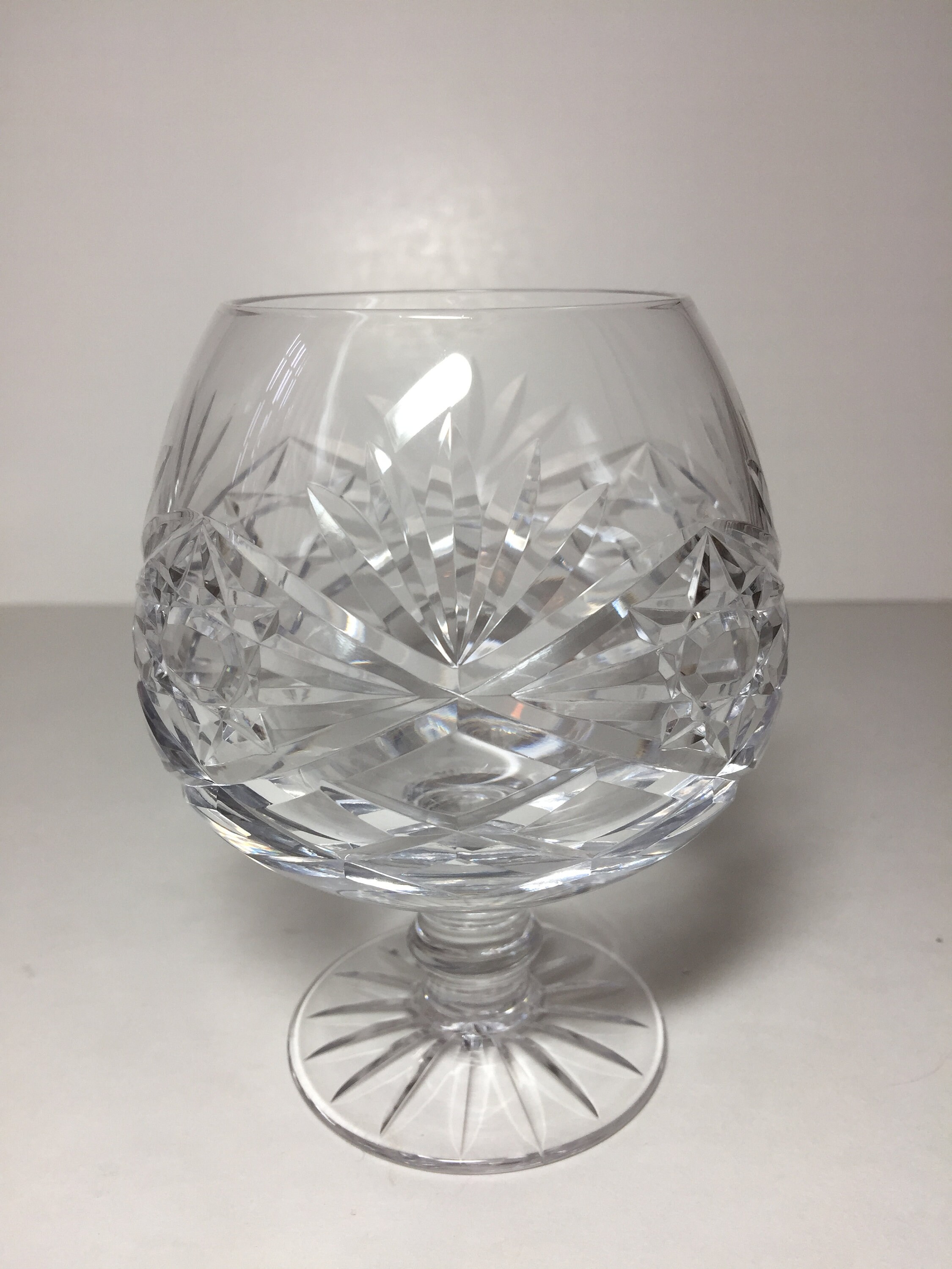 crystal brandy glass