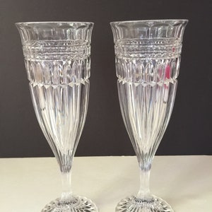 Vintage Mikasa Champagne Flutes, Titan by Mikasa Toasting Flutes, New Years Eve Champagne Glasses