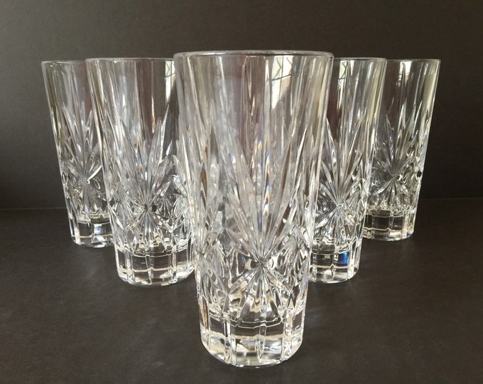 Vintage Mikasa Highball Glasses Mikasa Dominion Crystal Etsy