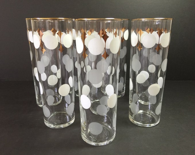 Vintage Libbey Collins Glasses...mid Century Modern Cocktail Etsy