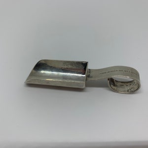 Antique Georg Jensen USA Sterling Silver Salt / Sugar Spoon, Georg Jensen Collector, Rare Vintage Danish Designer Spoon