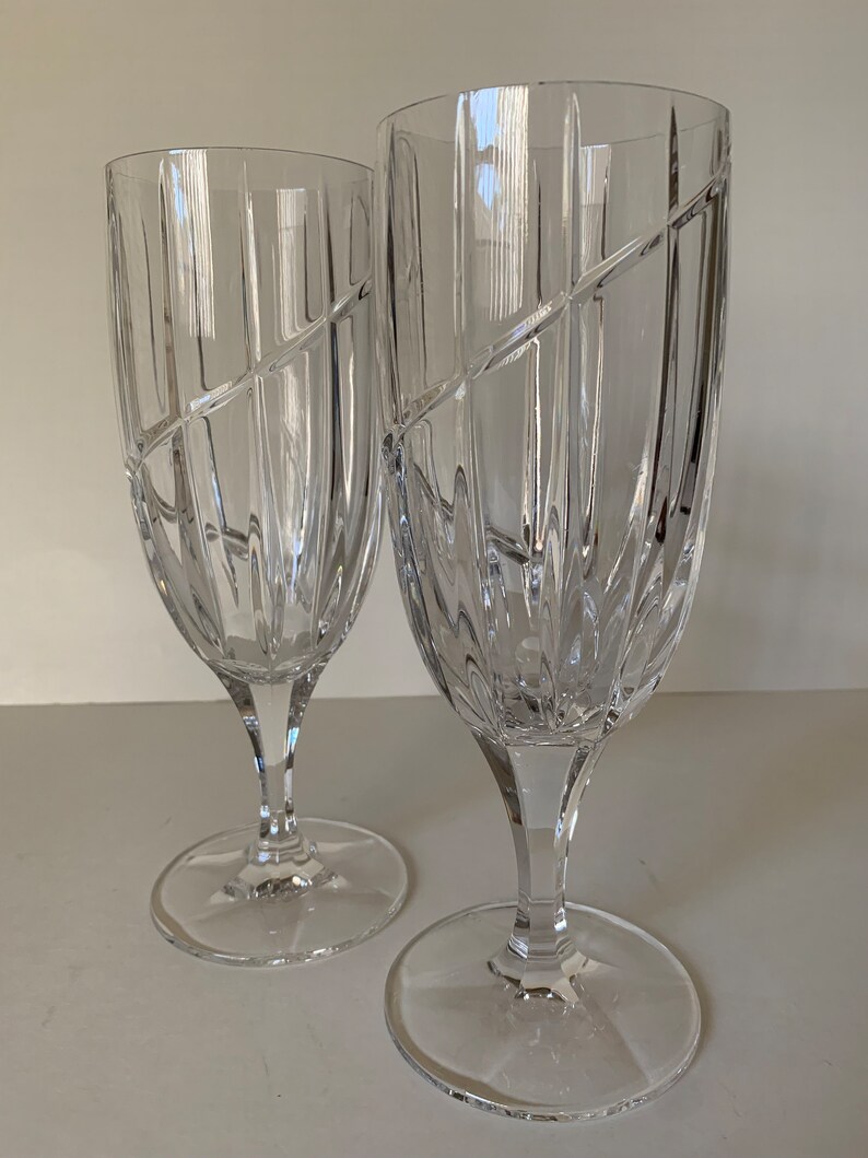 Vintage Mikasa Uptown Ice Tea Glasses or Water Goblets Mikasa Etsy