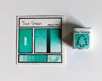 Sea Green | Handmade Watercolors