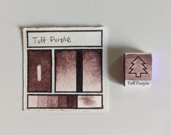 Tuff Purple | Handmade Watercolors | Quarter Pans | Vegan