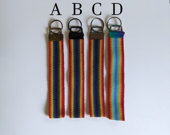 Handwoven Rainbow Pride Wristlets