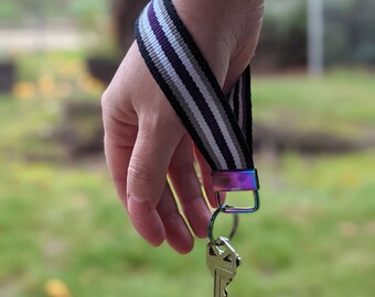 Handwoven Asexual Pride Wristlets