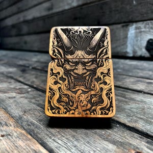 ☆木阿弥の手彫りZippo 「 月夜 」 マリンスポーツ