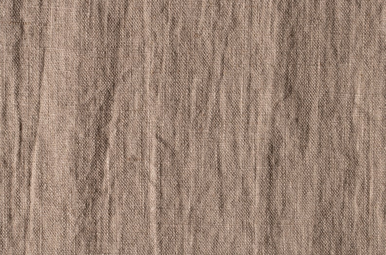 Natural Stonewashed Linen Flax Heavy Medium Weight Natural Fabric by the Yard 7.2 oz/ 244 gsm image 9