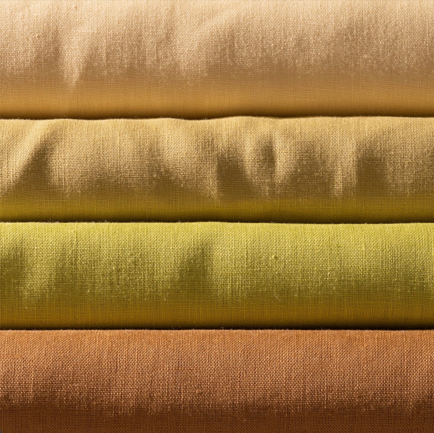 100% Linen Flax Medium Weight Fabric by the Yard Gold Yellow Chartreuse  Pink Blush 5.5 Oz/sq Yard 