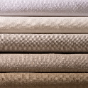 Heavy Belgian Linen Fabric Natural, by the yard