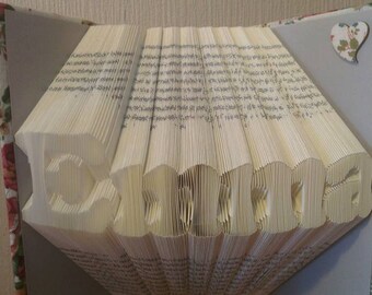 ALPHABET PATTERNS - Cooper Black Folded Book Art Alphabet, Zahlen und Zeichen (vollständig getestete Muster zum Erstellen Ihrer eigenen Geschenke)