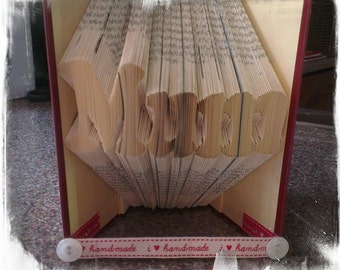 Gefaltete Buchkunst 'Mum' MUSTER (vollständig getestet)