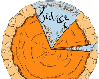 Pie Coloring Pages 3 Pack Thanksgiving Coloring Autumn Etsy
