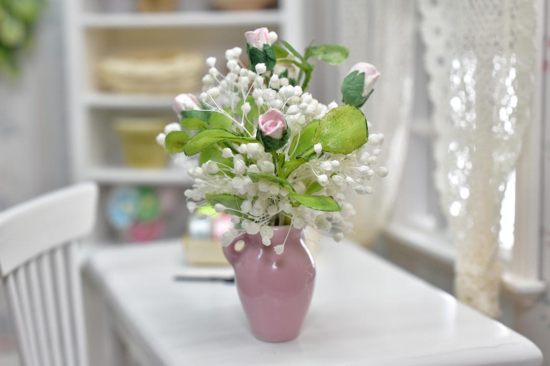 BluKatKraft: Dollhouse Miniatures: Garden and Flower Shop in 1:12 Scale