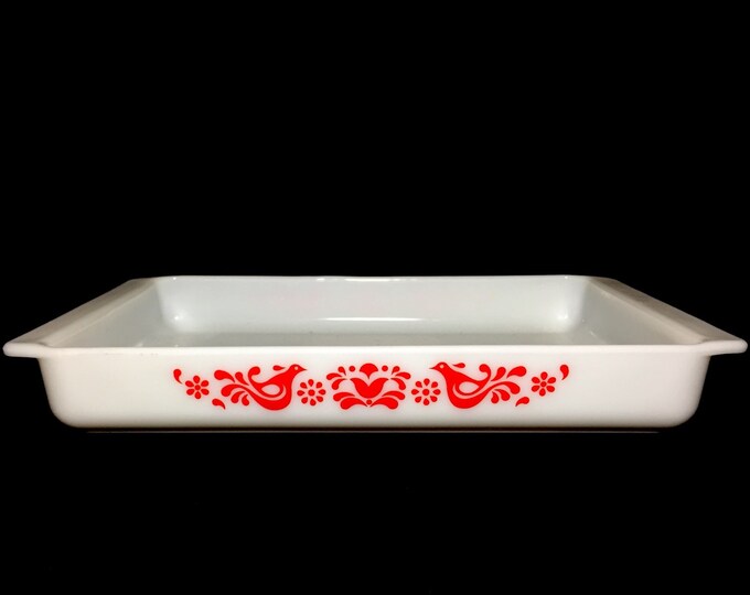 Vintage Pyrex Friendship Lasagna Pan Etsy