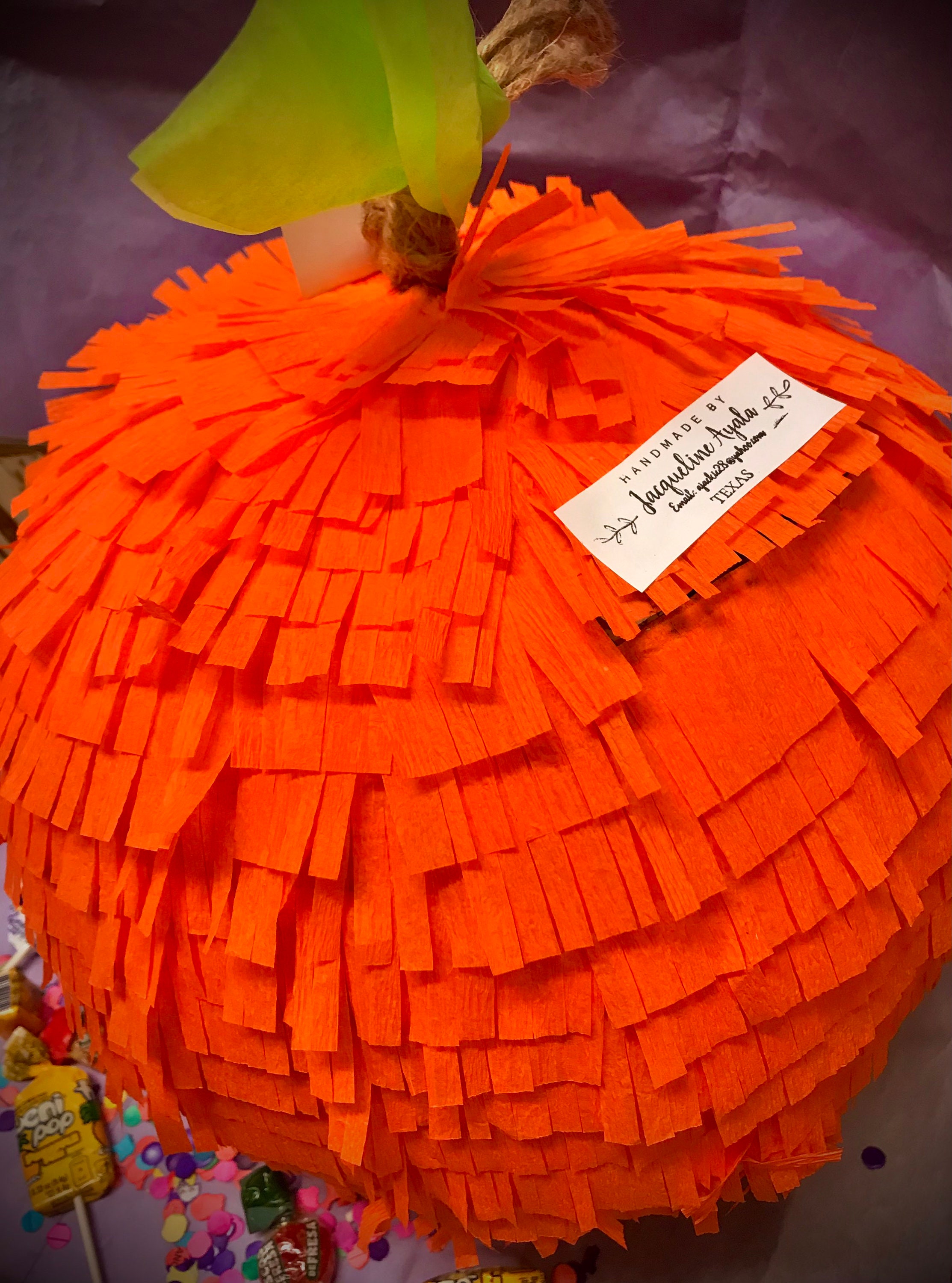 Jack-o-lantern Pumpkin Piñata-Halloween-Authentic Handmade | Etsy
