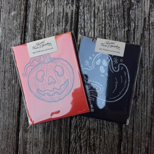 2-Pack Halloween Letterpress Journals
