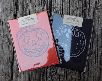 Diários tipográficos de Halloween com 2 pacotes