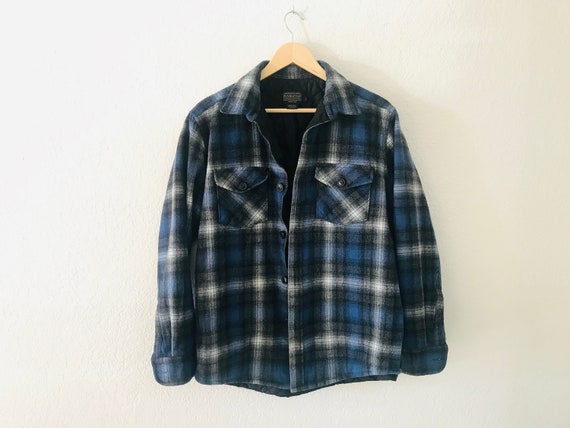 Pendleton quilted wool shirt jacket
