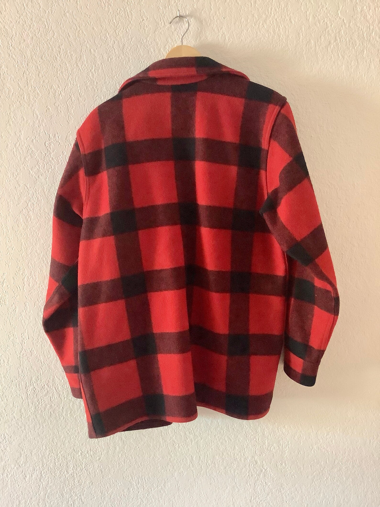 Vintage Filson Style 85 Mackinaw buffalo plaid wool jacket Etsy