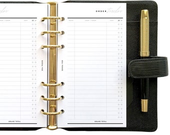 Personal Order Tracker, Printable Planner Inserts [PDF File]