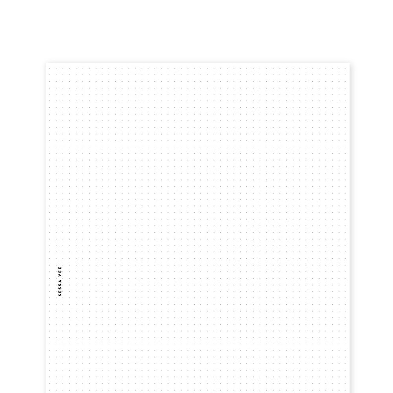 Small 1/8 Grid &amp; Dot Grid Printable Planner Inserts | Etsy
