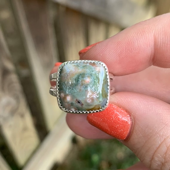 Ocean on sale jasper ring