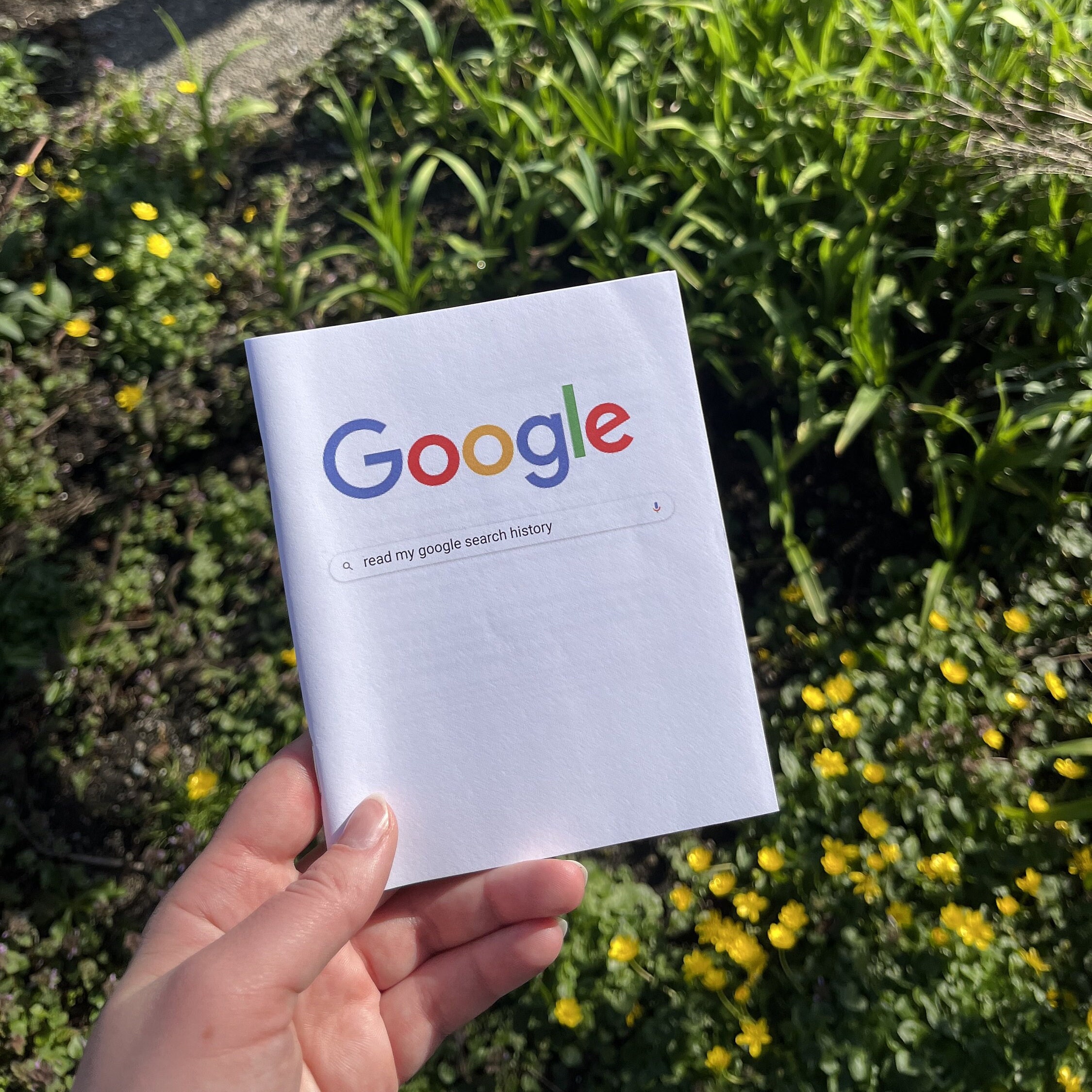 Lesen Sie mein Google-Suchverlaufs-Zine