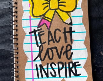 Hand-Painted Scripture Journal • Teach Love Inspire