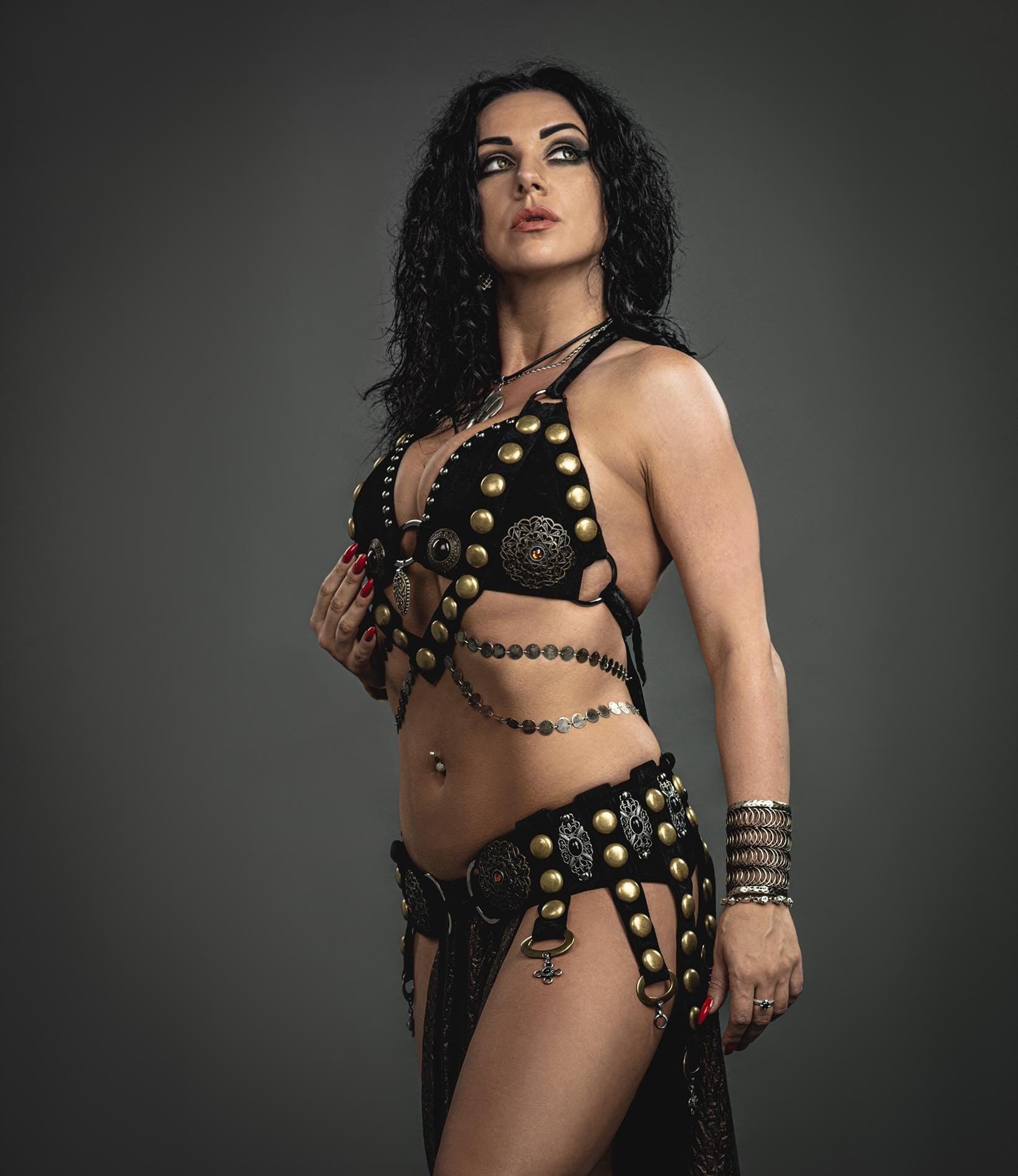 ベリーダンス　トライバル　フュージョンブラ☆ベルト ベリーダンス トライバル/フュージョン ブラ 全3色 (M-L) TB1114