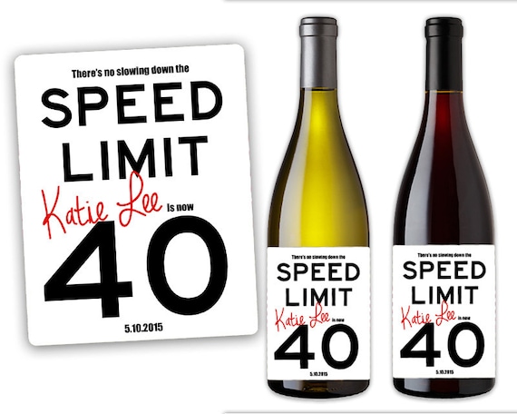Adult Birthday Champagne Label Party Favors Guys Party Favor