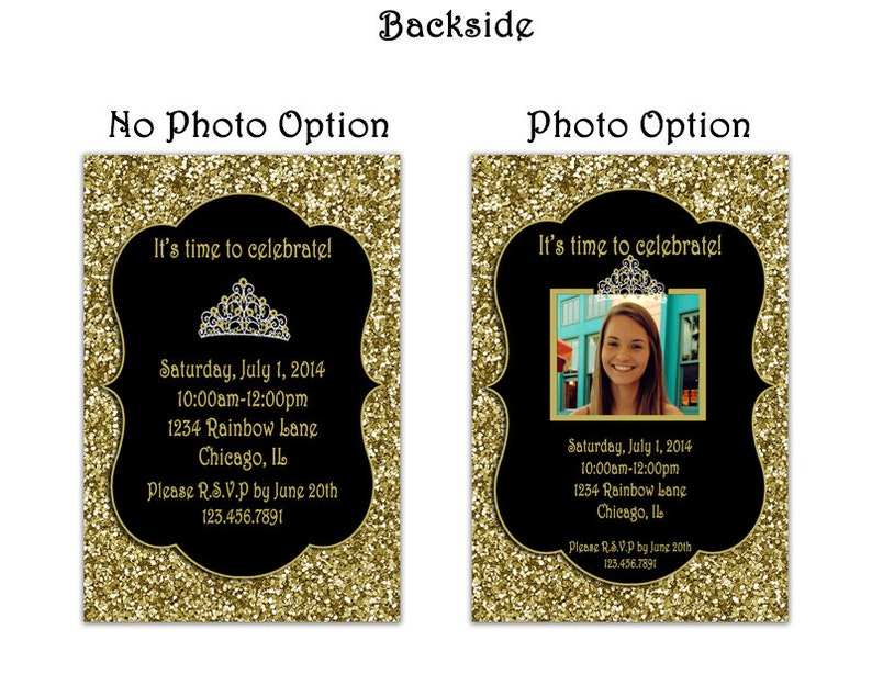 Gold Sweet 16 VIP Invitation Lanyards Gold Glitter Sweet 16 Etsy