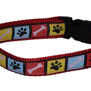 Carrés pour collier, pattes et os pour chien (moyen - très grand)