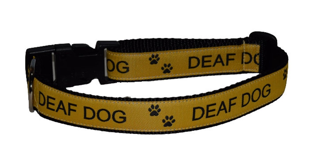 Dog Collar, Deaf Dog large X Large Etsy