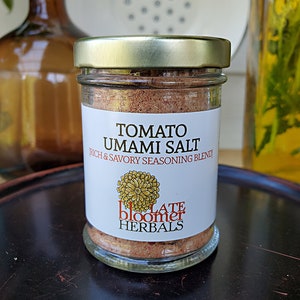 Tomato Umami Salt with Reishi mushroom powder – functional food salt seasoning