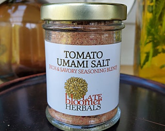 Tomato Umami Salt with Reishi mushroom powder – functional food salt seasoning