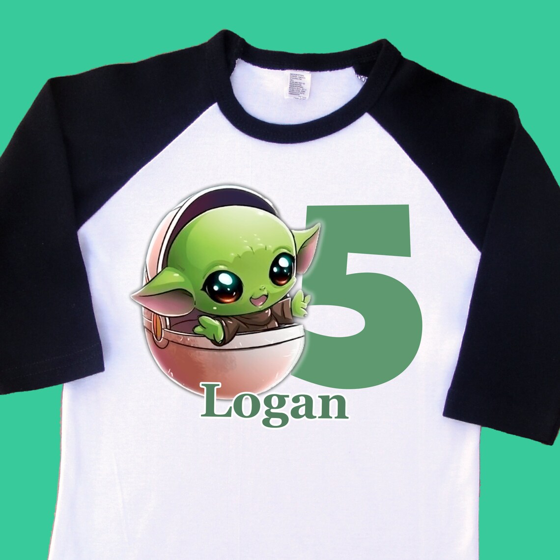 Baby Yoda Birthday Shirt. Star Wars Birthday Shirt. | Etsy
