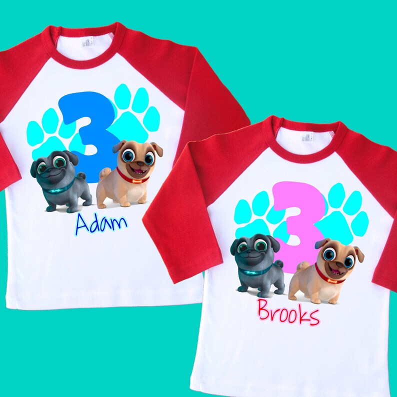 puppy dog pals birthday shirt