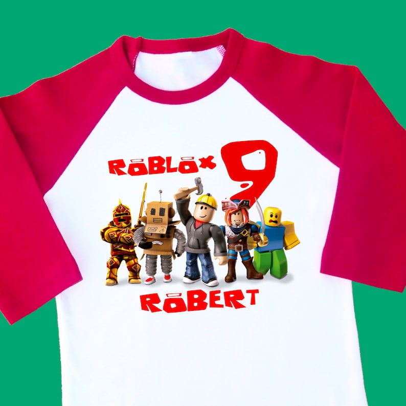 personalised roblox tshirt