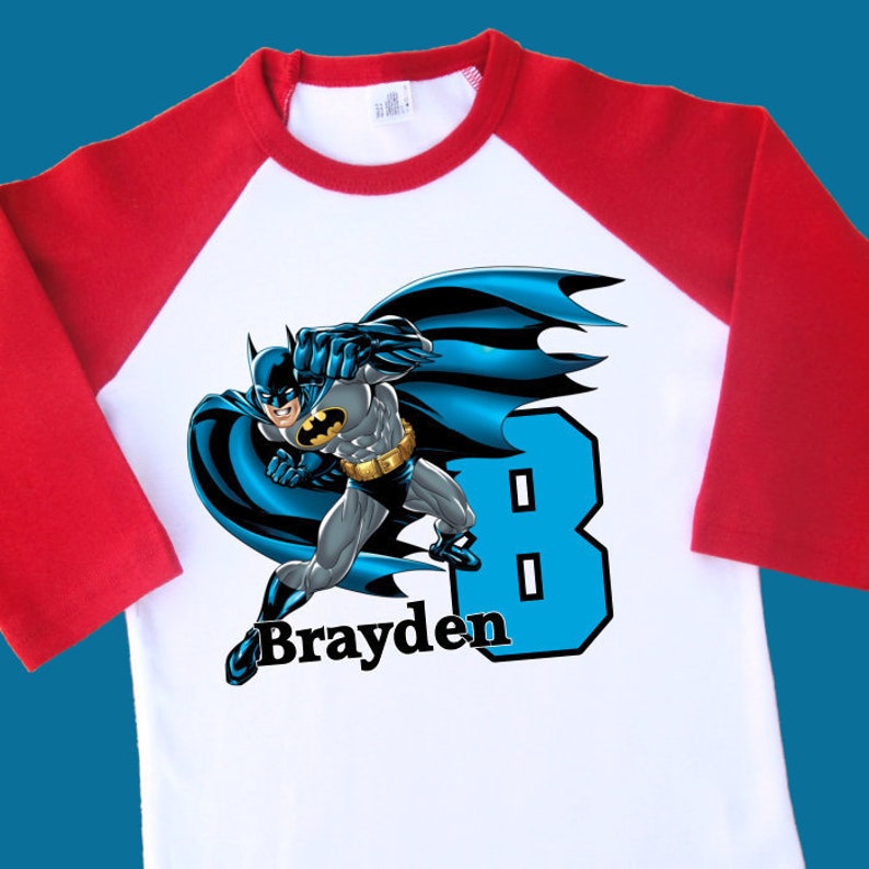 personalized batman birthday shirt