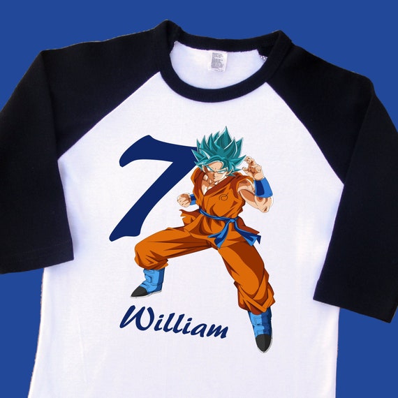 Goku Dragon Ball Z Birthday Shirt Personalized With Name Etsy - dragon ball rp return roblox