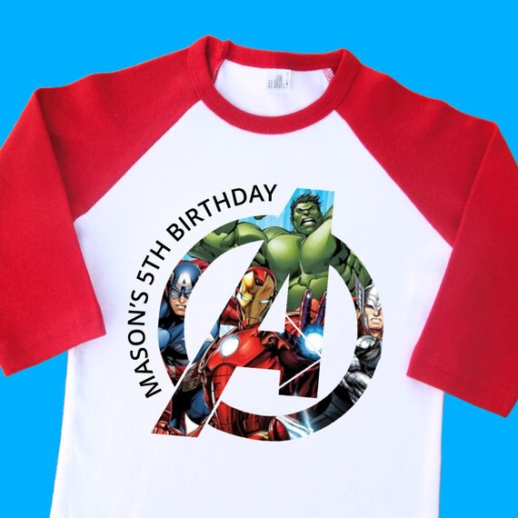 avengers 3rd birthday shirt