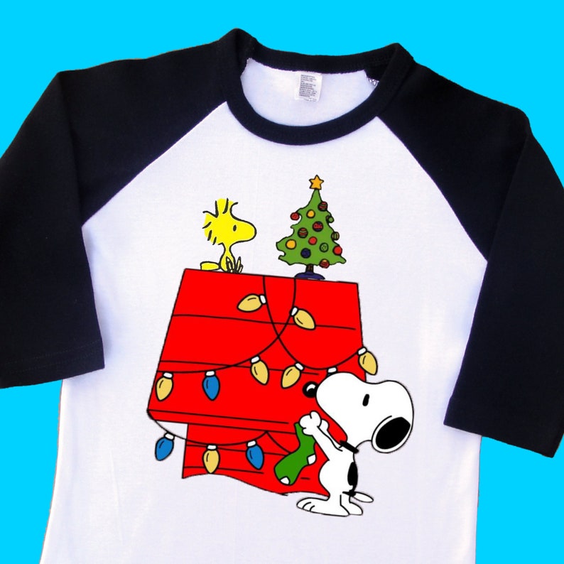 Snoopy and Woodstock Christmas Shirt. Peanuts Christmas Shirt. Etsy