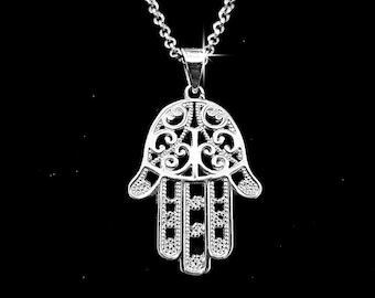 Sterling Silver Hamsa Hand