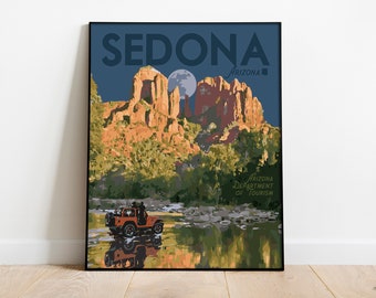 Sedona Arizona Art Print Wall Home Decor Southwest Coll 0834